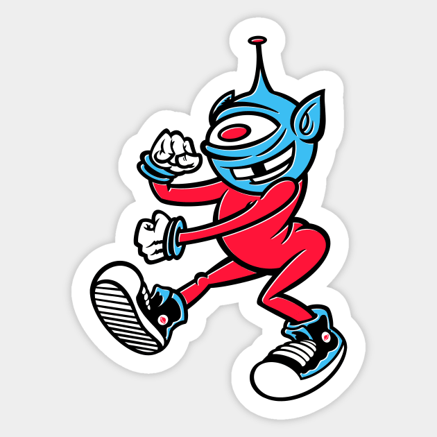 Skankor the Skalien! Sticker by GiMETZCO!